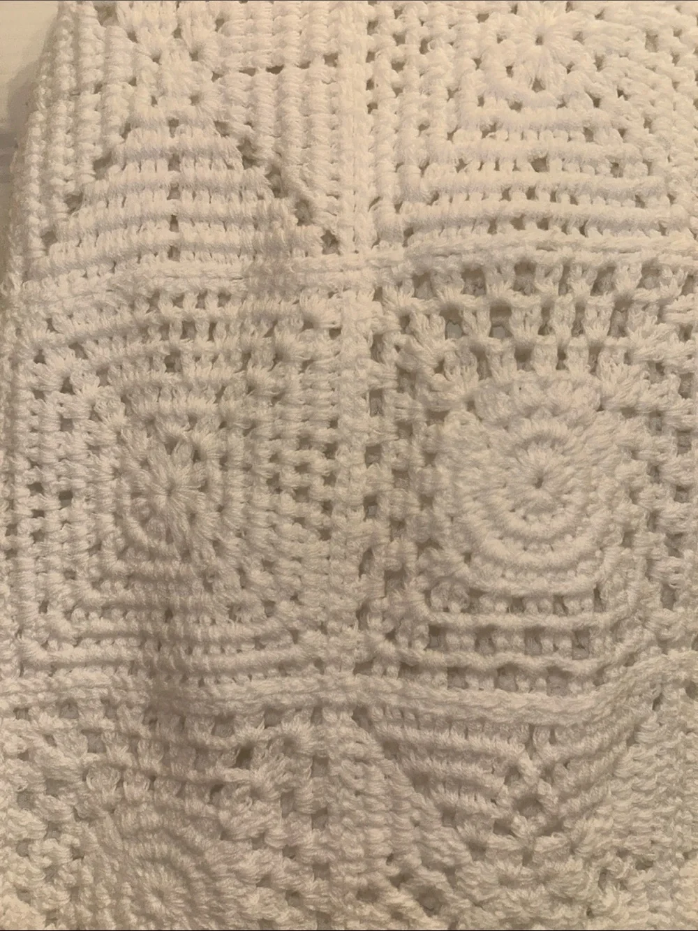 Zara White Crochet Romper